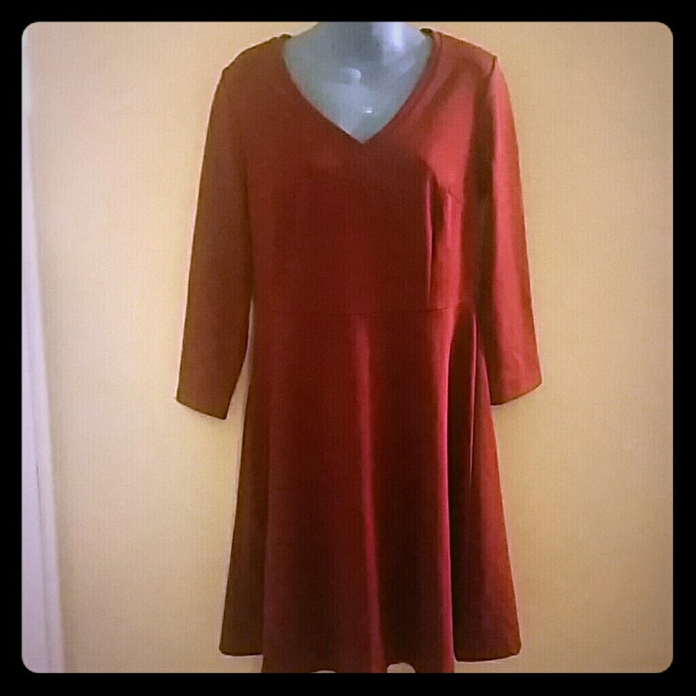 Merona A Line V Neck dress *Size Small NWOT**